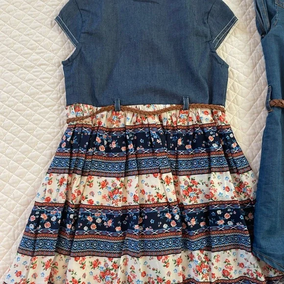 NWT Western toddler denim dresses - Picture 7 of 13